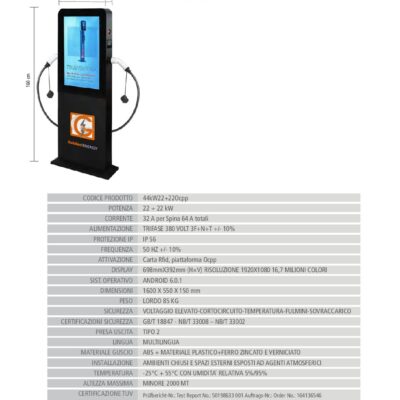 MONOLITH 32 POLLICI 22 + 22 kW